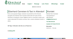 Desktop Screenshot of eberhard-car.ch