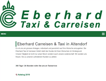 Tablet Screenshot of eberhard-car.ch